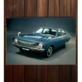 Металлическая табличка Datsun Sunny Sedan (B210)